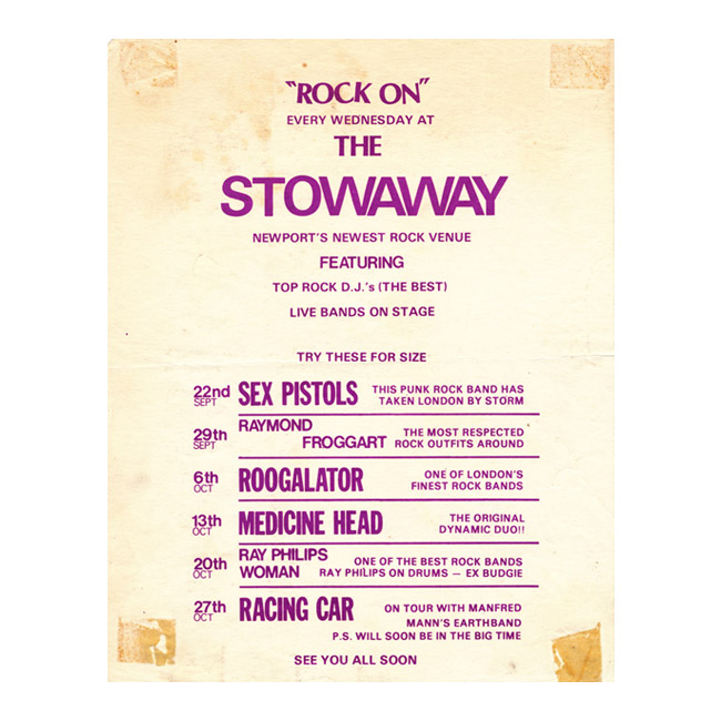Stowaway Sex Pistols Poster